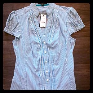 EXPRESS DESIGNSTUDIO TEAL TOP - NWT